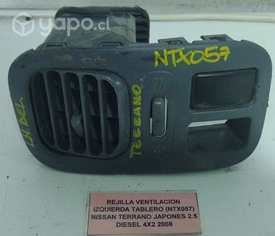 Rejilla Ventilac Izq Tablero (NTX057) Terranp 2008