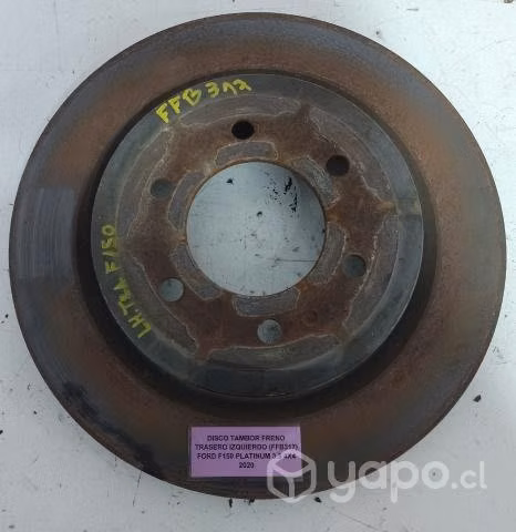 Disco Tambor Freno Tras Izq (FFB317) Ford F150 3.5