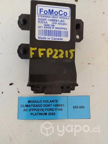 Modulo Volante Climatizado (FFP2215) F150 2020 Pla