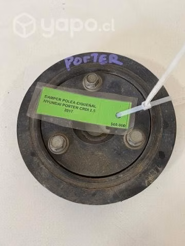 Damper polea ciguenal Hyundai Porter CRDI 2.5 2017