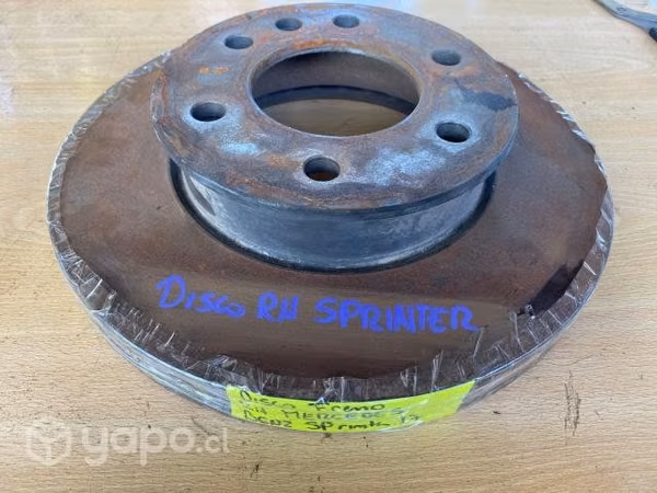 Disco freno original del RH Mercedes Benz Sprinter