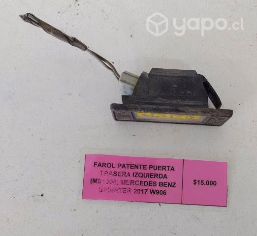Farol Patente Pta tras izq (MS1008) Benz Sprinter