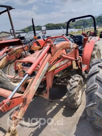 Tractor mitsubishi 24hp pala frontal y rotovator