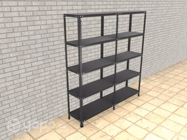 Estanteria Estante Metal Negra 43X190X200 cm