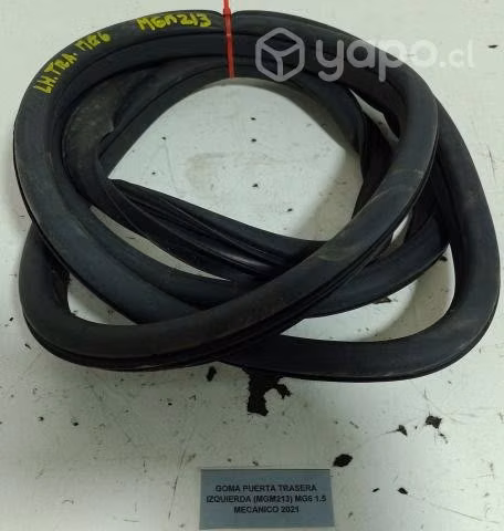 Goma Puerta Trasera Izquierda (MGM213) MG6 1.5 Mec