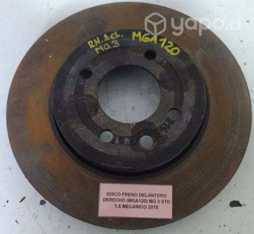 Disco Freno Delantero Der (MGA120) MG 3 STD 1.5
