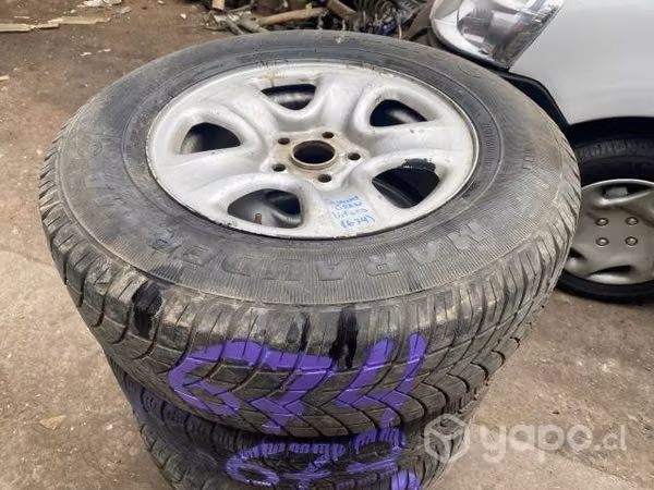 Llanta fierro c/neum 225 70 R16 (674) Gran Vitara