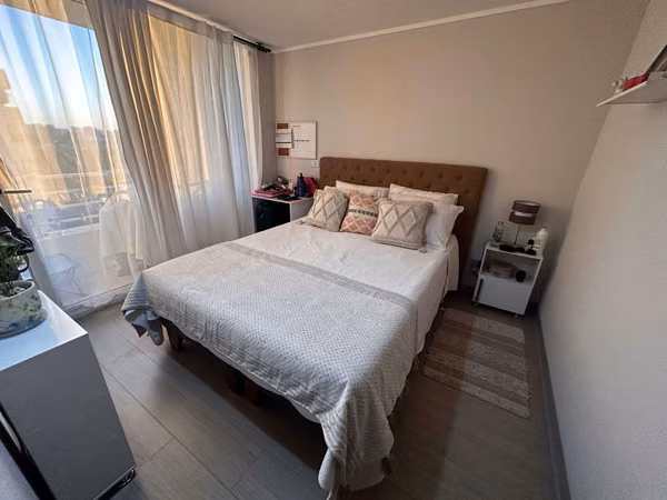 Depto 2 dorm, 2 baños, Estacionam, bodega. (63164)