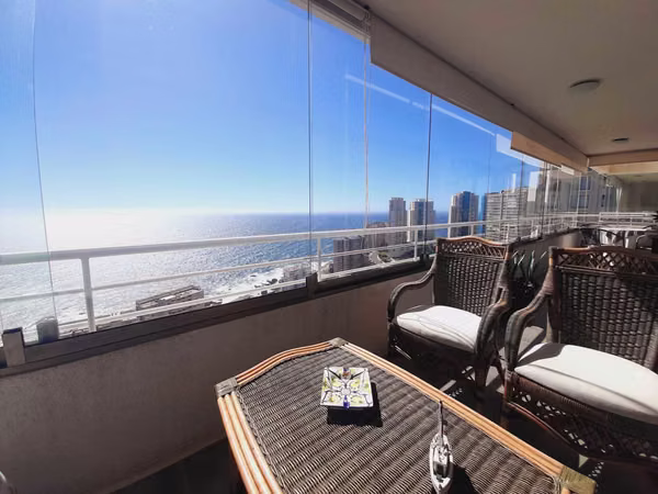 Depto tipo penthouse con gran vista al mar (87010)