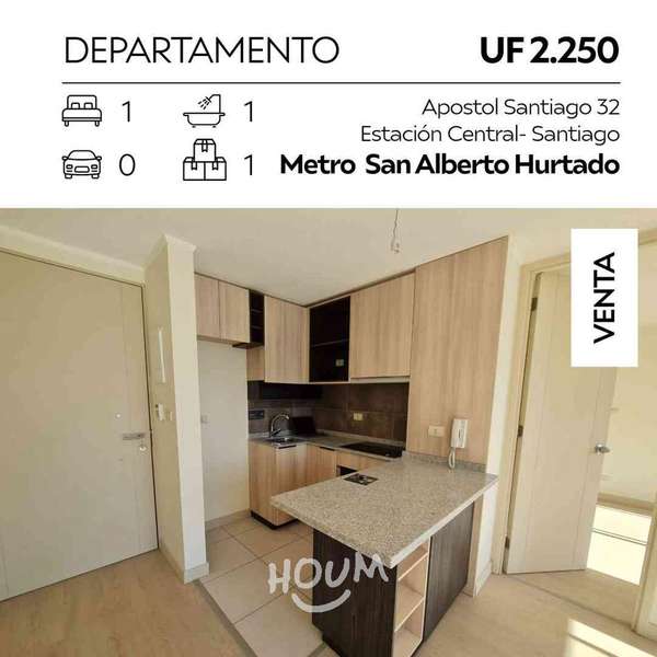 Departamento en Avenida Apóstol Santiago