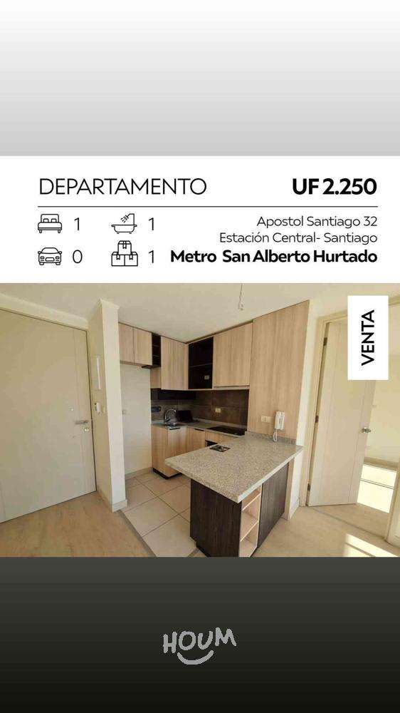 Departamento en Avenida Apóstol Santiago
