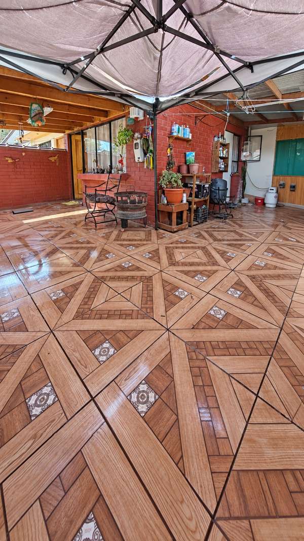 Casa 3 dormitorios con patio techado en Paine