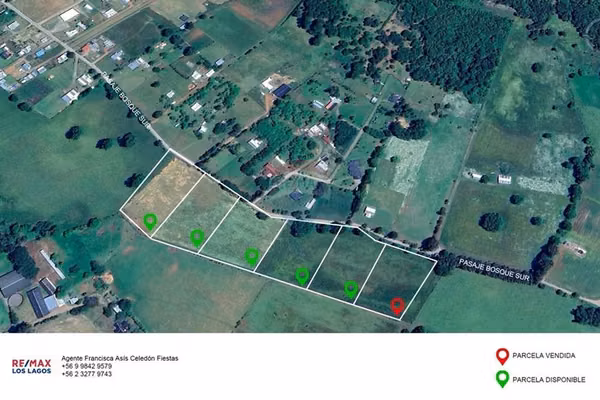 Vende parcelas barrio residencial ruta a fresia