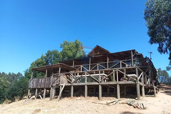 Casa en terreno. 8há en san pedro, melipilla.