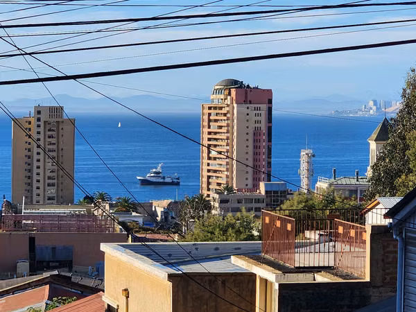 Departamento U Oficina Vista Al Mar Lado Centro Valparaíso