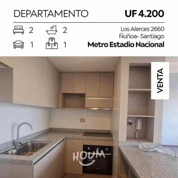 Departamento en Los Alerces