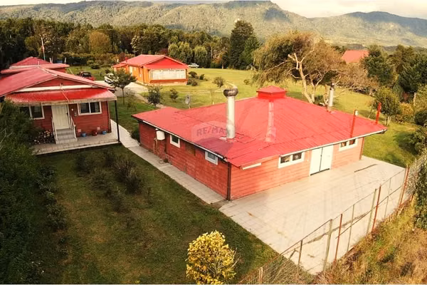 4 casas en parcela borde mar/ pichiquillaipe