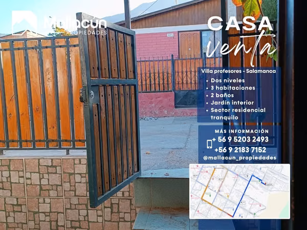Casa en Venta en Villa Profesores, Salamanca – Entorno Tranquilo