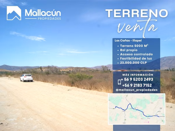 Terreno en Venta – Las Cañas 1, Illapel