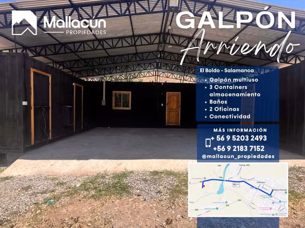 Arriendo Ideal para Empresas o Emprendimientos – El Boldo, Salamanca