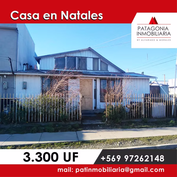 CASA ESQUINA EN PUERTO NATALES