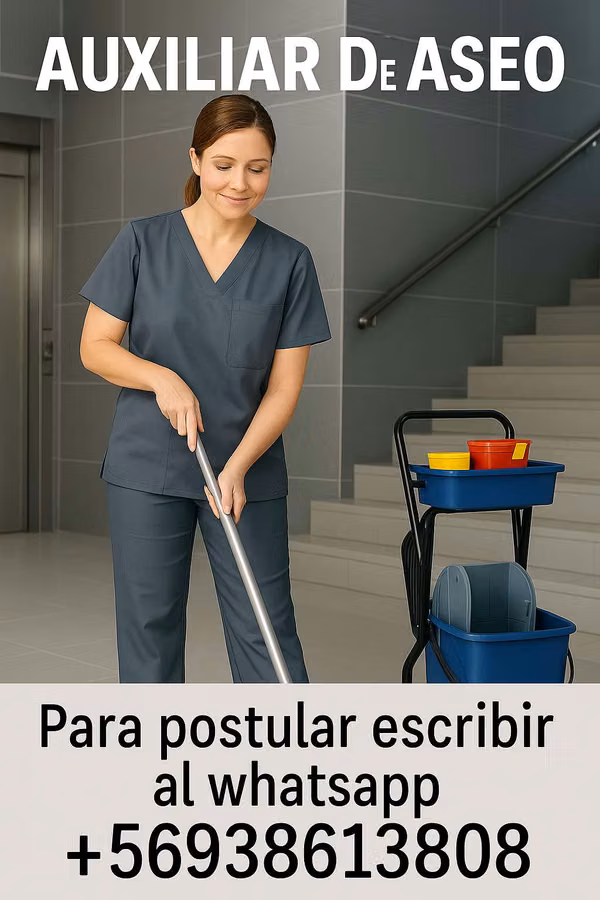 Auxiliar de Aseo PT - Puente Alto