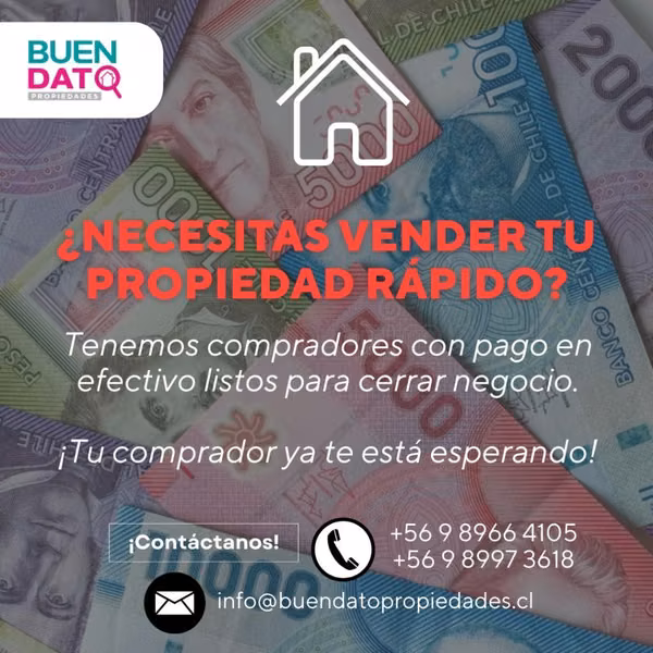 Se compra en efectivo casa o departamento