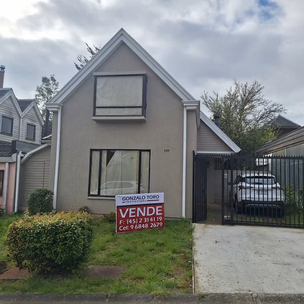 SE VENDE EXCELENTE CASA SECTOR PONIENTE TEMUCO