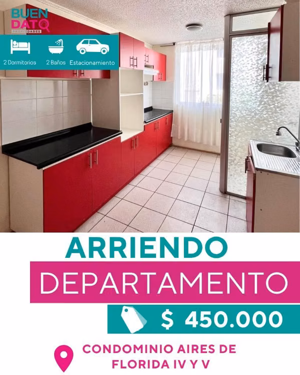 Arriendo departamento habilitado para personas con movilidad reducida