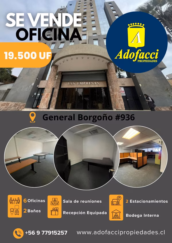 Oficina Venta, Calle Borgoño