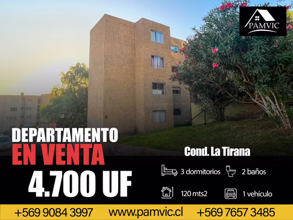 Departamento en Venta en Condominio La Tirana