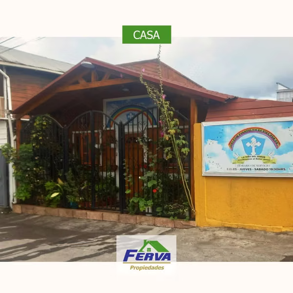 Oportunidad: Se vende casa acondicionada como Templo Evangélico, Chiguayante