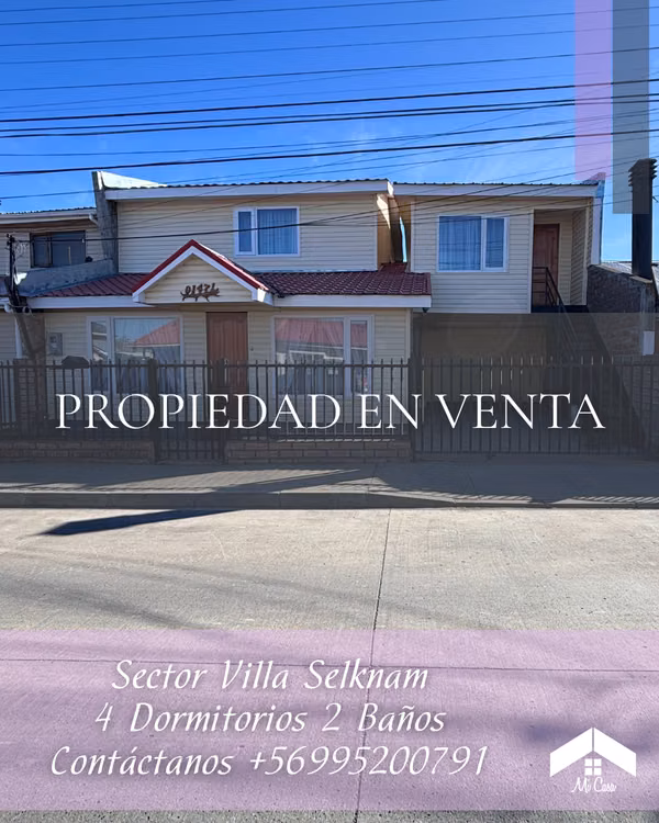 PROPIEDAD VILLA SELKNAM