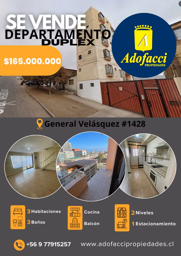 Departamento Duplex, General Velásquez