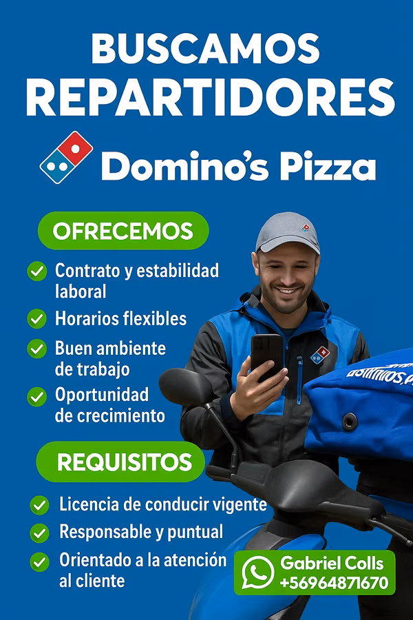 Repartidor Moto part time Moto - Valparaiso