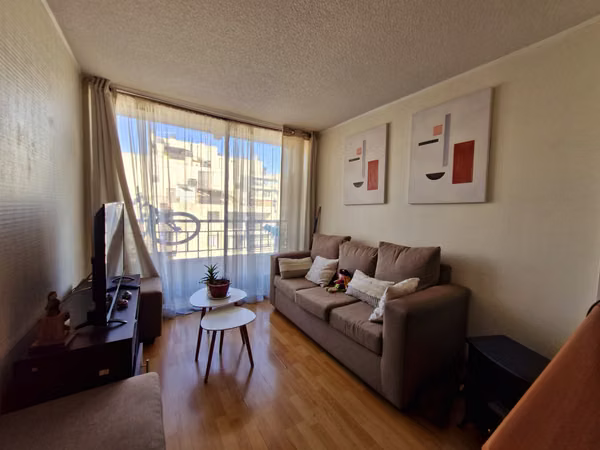 Acogedor Departamento Un Dormitorio En Santa Elena 1760 Stgo