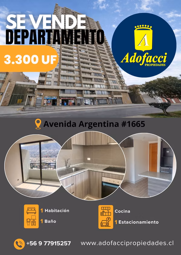 Departamento Av Argentina, Edificio Vista Parque