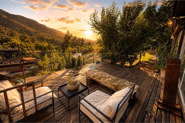 Casa en condominio y naturaleza arrayan