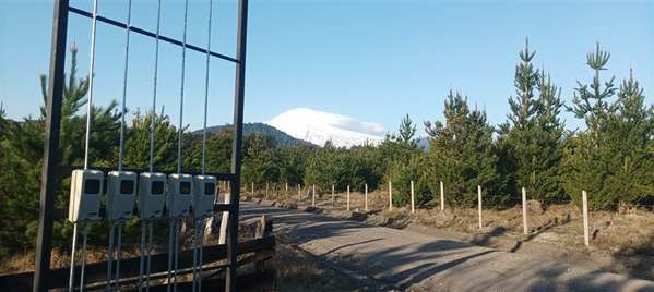 Parcela con vista al Volcan Villarrica, buenos accesos
