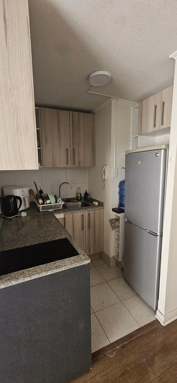 Arriendo de departamento a pasos del metro parque O´higgins y Toesca, Movistar Arenas, Fantasilandia