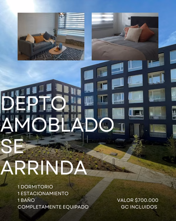 ARRIENDO DEPTO AMOBLADO OSORNO