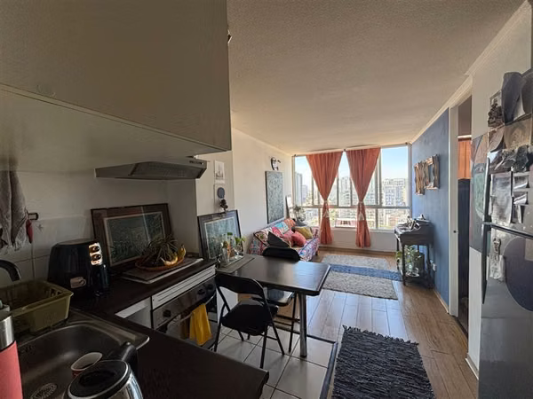Departamento en venta de 1 dorm. en Santiago