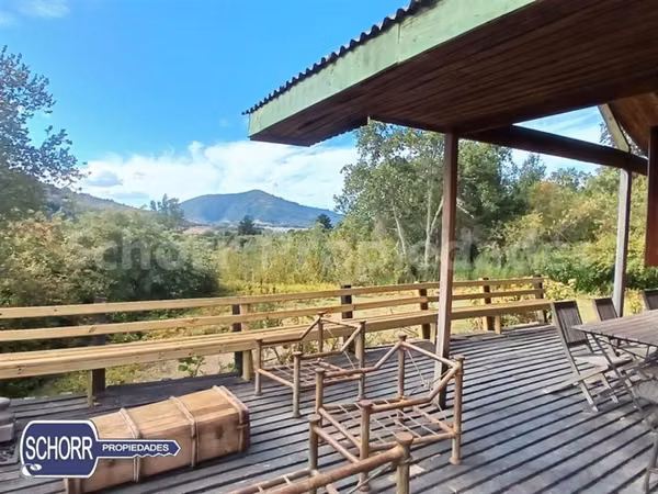 Parcela con casa y playa en venta lago Colbun