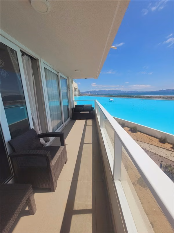 En venta Depto. de 2 dorm 1 baño Laguna del mar, La Serena