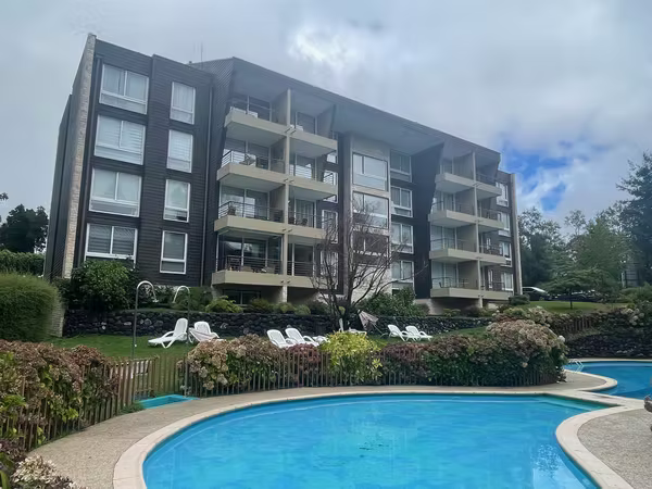 Se vende hermoso y acogedor departamento en Pucón con vista al Volcán