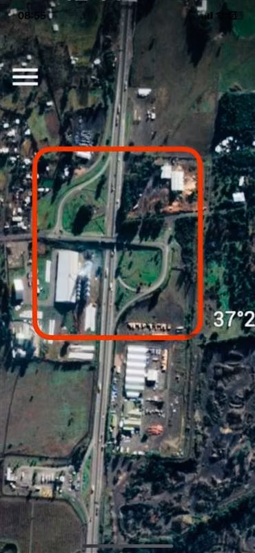 Terreno Industrial 12 has. venta orilla carret. 5Sur Angeles