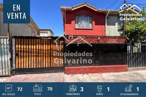 Casa solida 3D+1B - Quilicura
