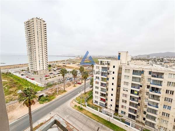 Depto 2D amoblado vista mar piso 10 Coquimbo