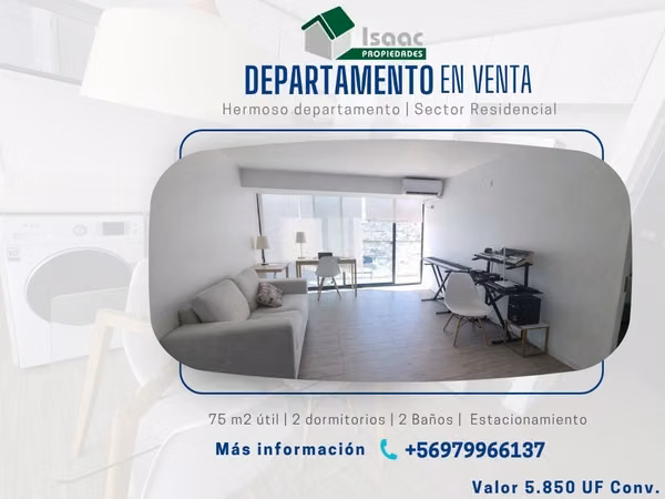 Hermoso Departamento Residencia Avenida Balmaceda Centro