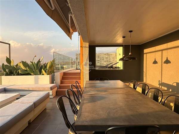 Exclusivo depto con azotea, piscina y quincho privado, 2 EST